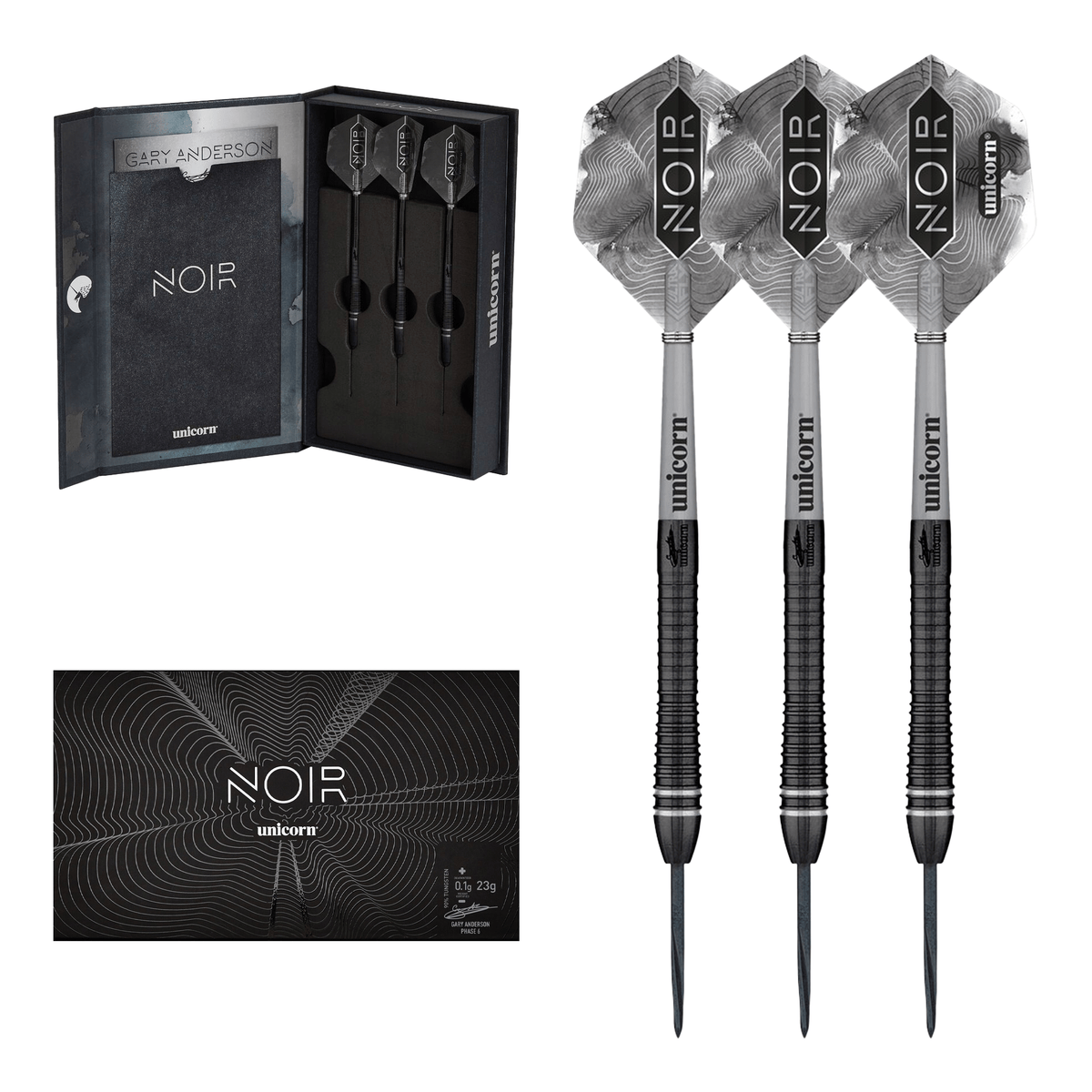 Buy Unicorn Gary Anderson Noir Phase 6 Darts from Darts Online