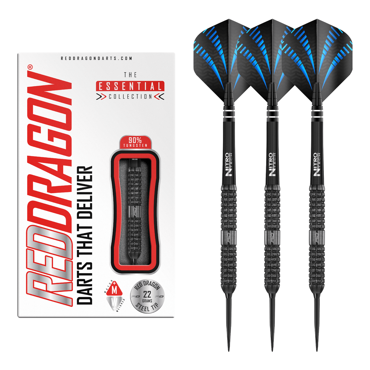 Buy Red Dragon Touchstone Parallel Barrel Darts from Darts Online