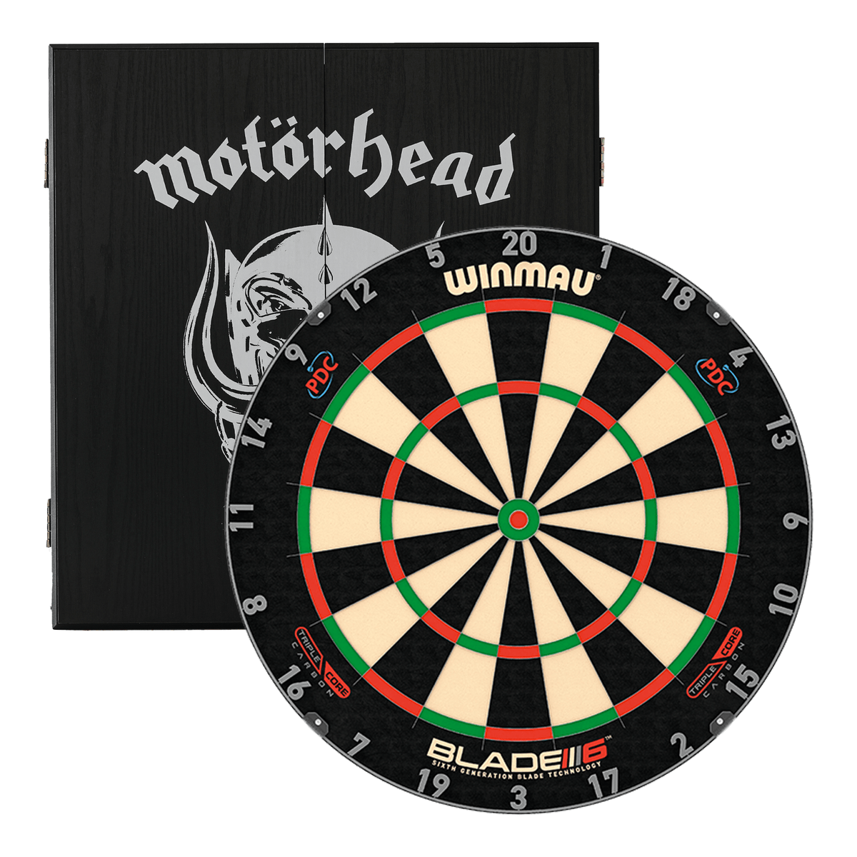 Buy Winmau Blade 6 Dartboard & Rock Legends Bundle from Darts