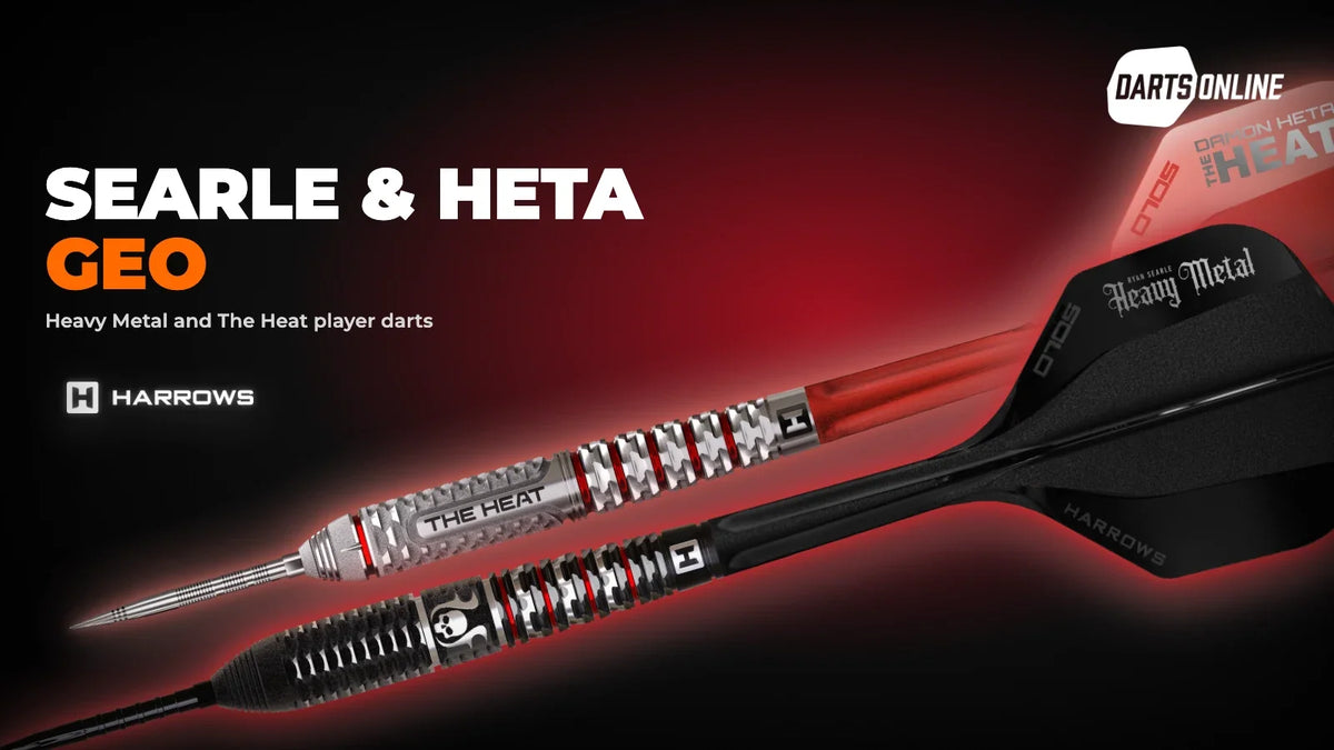 Ryan Searle Heavy Metal and Damon Heta The Heat Geo darts