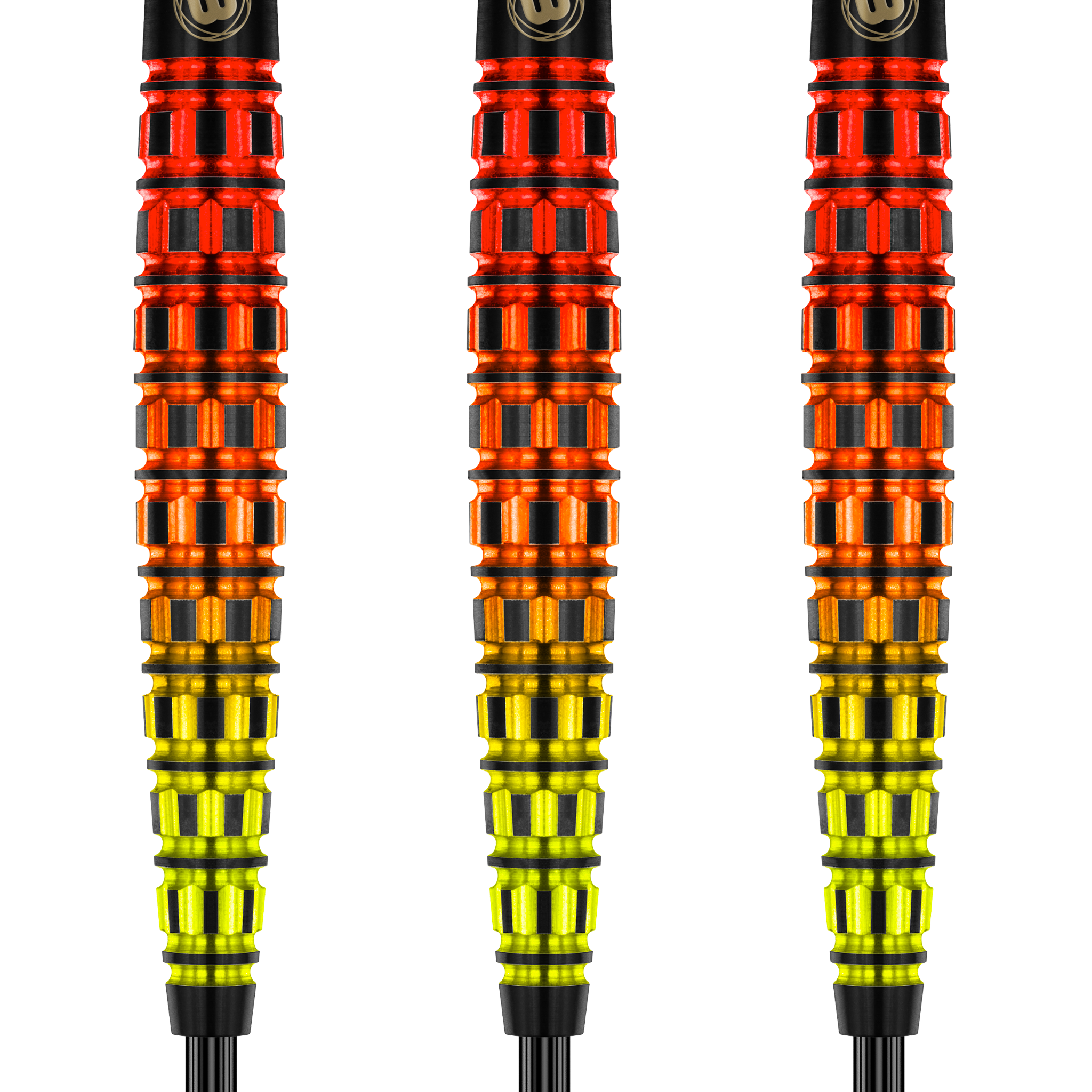 Firestorm Flame Tapered Barrel - 90% Tungsten Steel Tip Darts