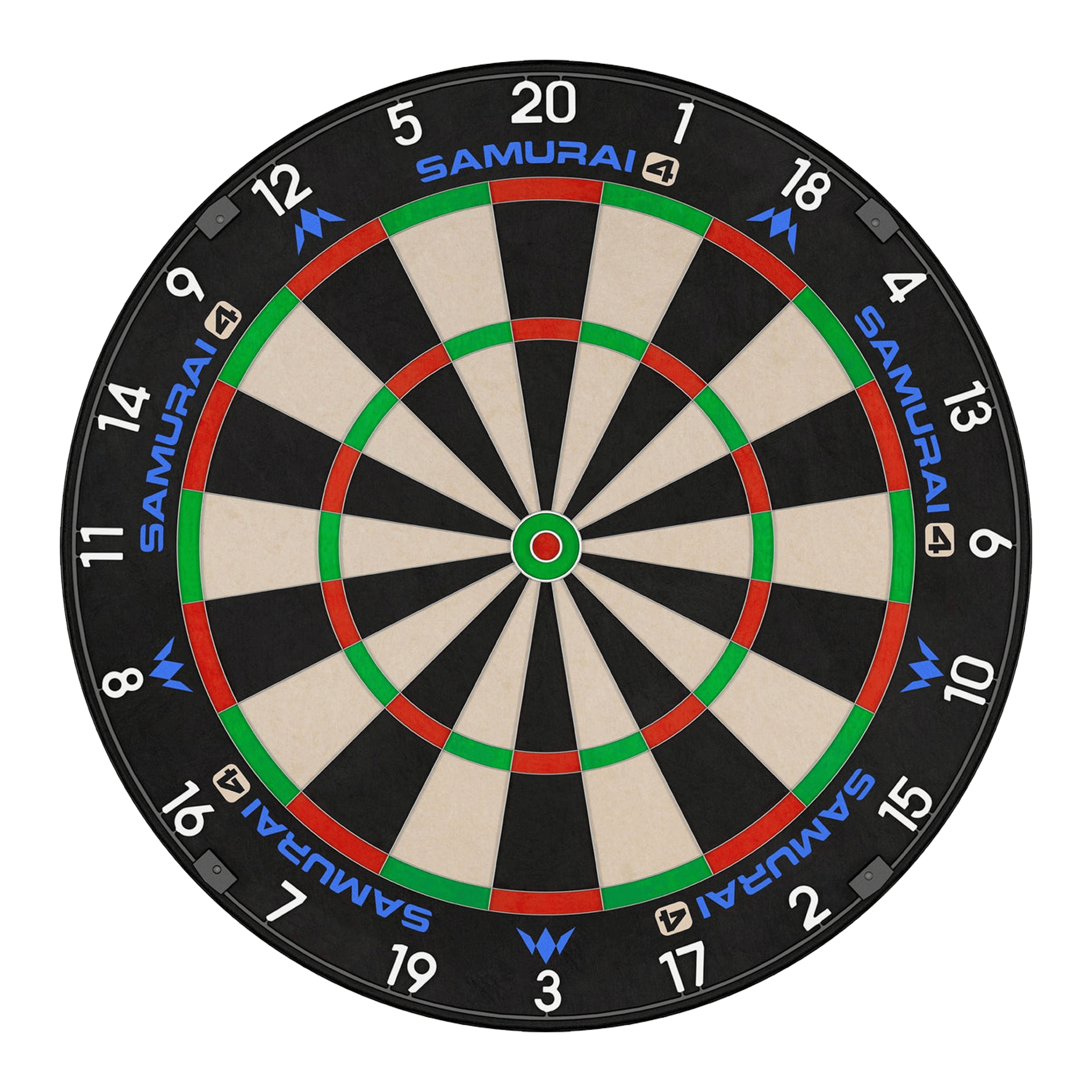 dartsonlinecomau Samurai 4 Dartboard, Surround & Torus 100 Light Bundle product