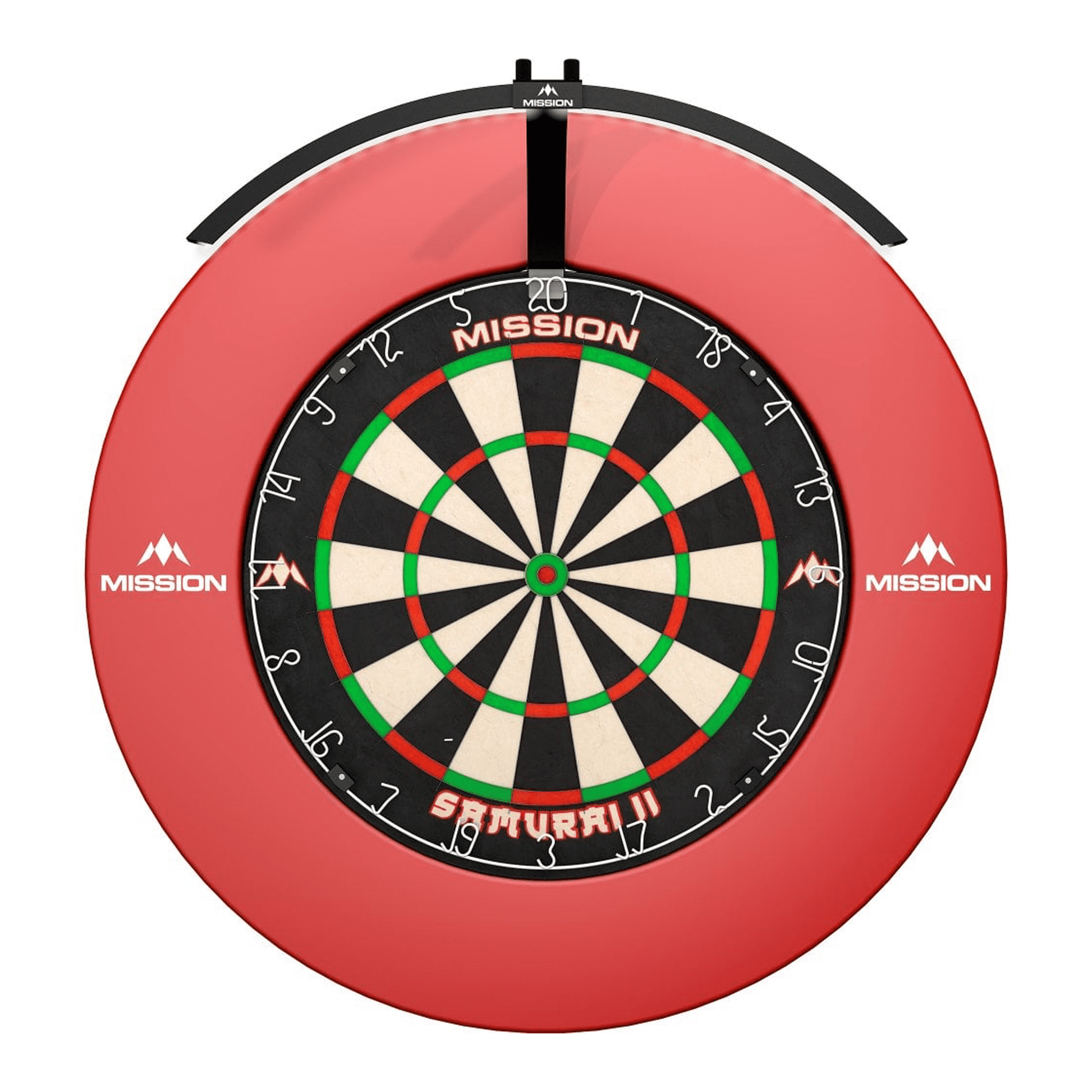 dartsonlinecomau Samurai 4 Dartboard, Surround & Torus 100 Light Bundle product