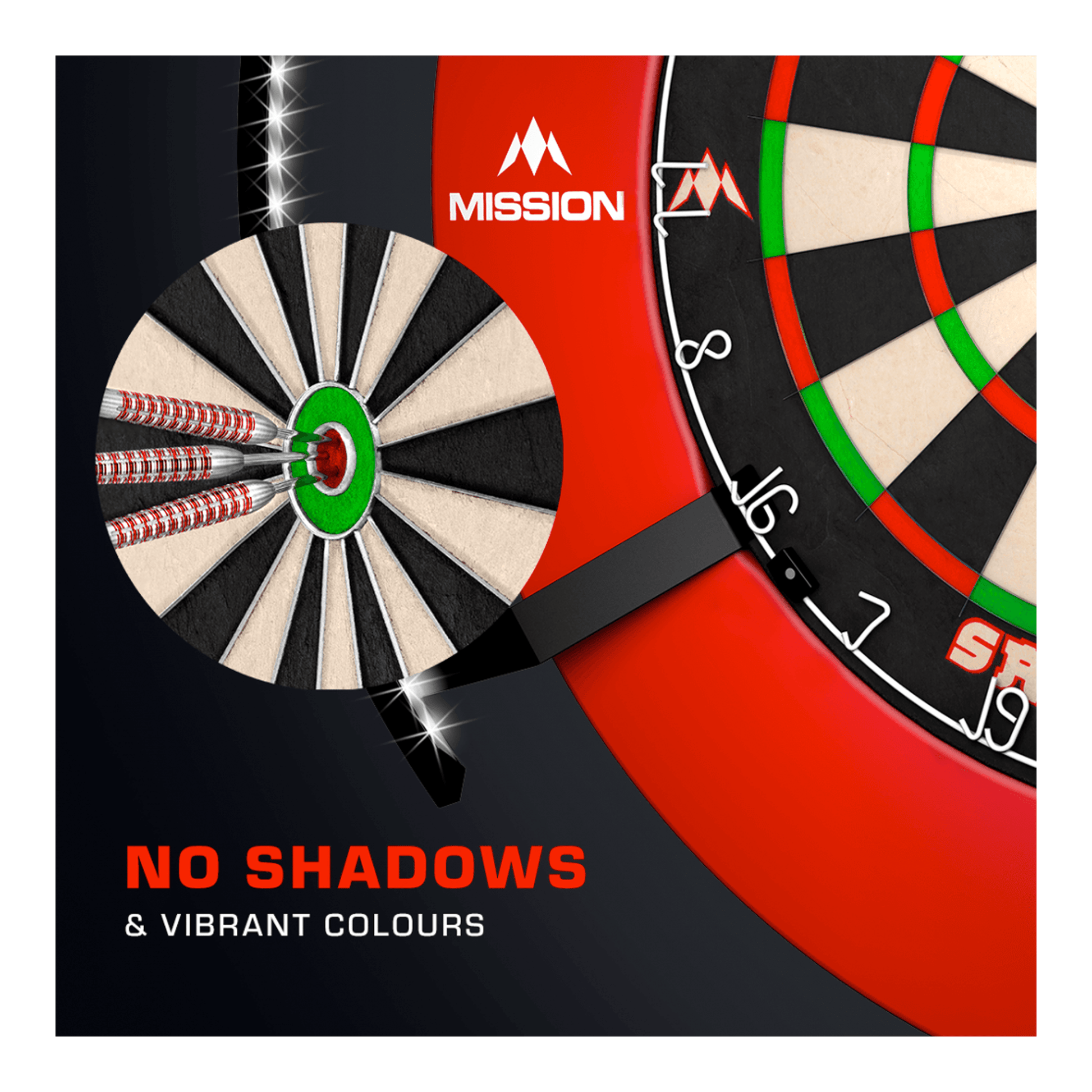 dartsonlinecomau Samurai 4 Dartboard, Surround & Torus 100 Light Bundle product