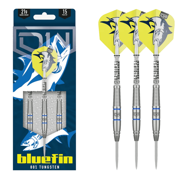 DW Bluefin - 80% Tungsten Steel Tip Darts 21 Grams Darts