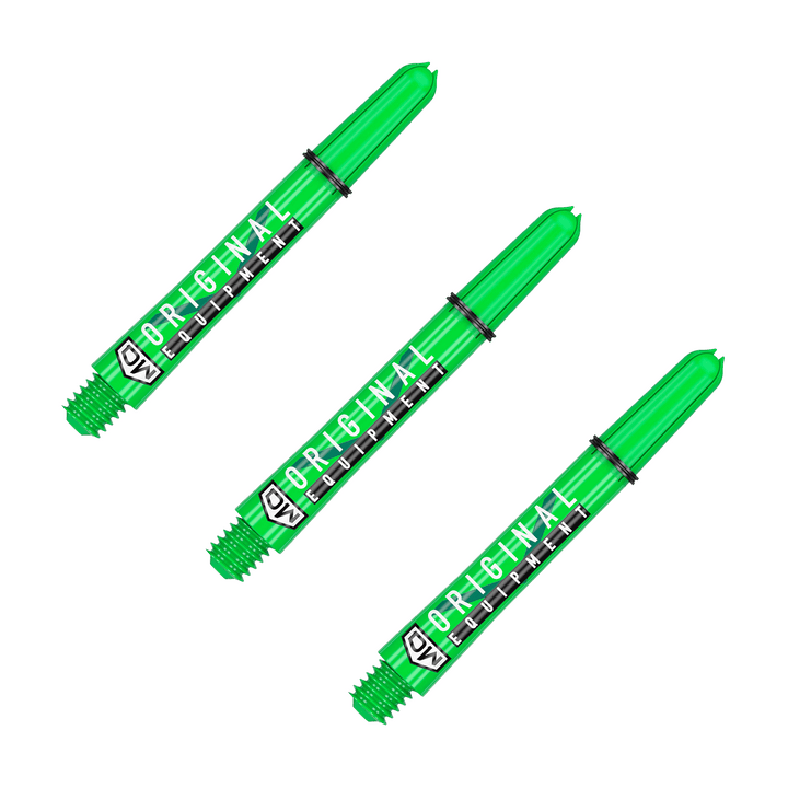 DW Clinch Multi Pack - Nylon Dart Shafts (3 Sets) Intermediate (41mm) / Lime Flights & Shafts