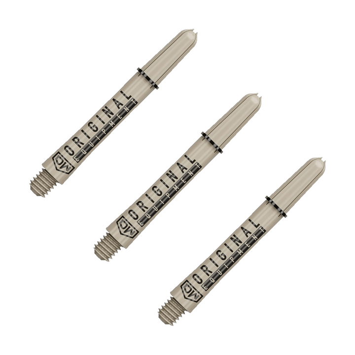 DW Clinch Multi Pack - Nylon Dart Shafts (3 Sets) Intermediate (41mm) / Tan Flights & Shafts