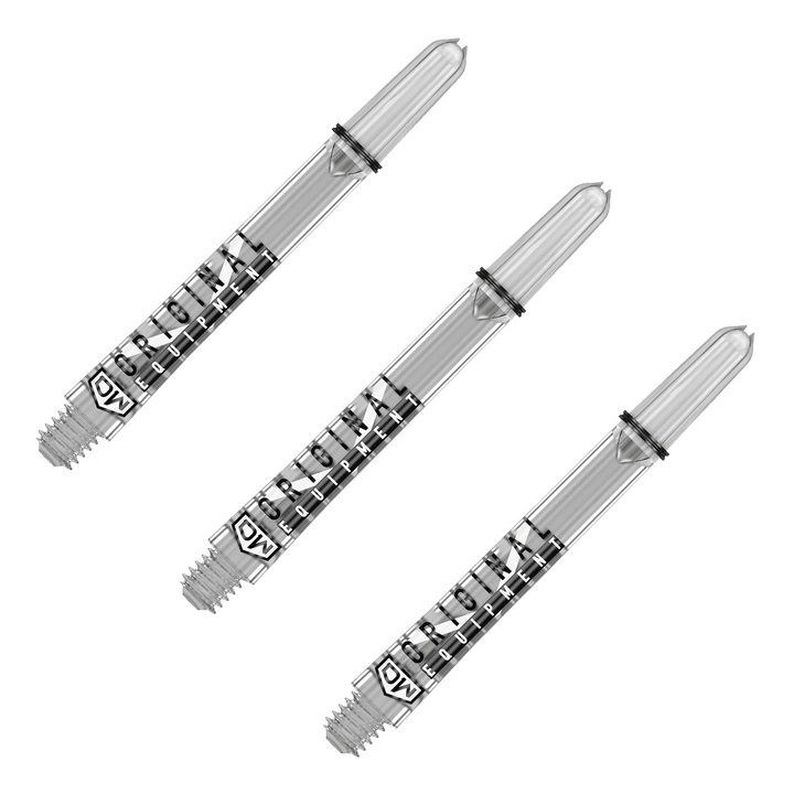 DW Clinch Multi Pack - Nylon Dart Shafts (3 Sets) Medium (48mm) / Clear Flights & Shafts