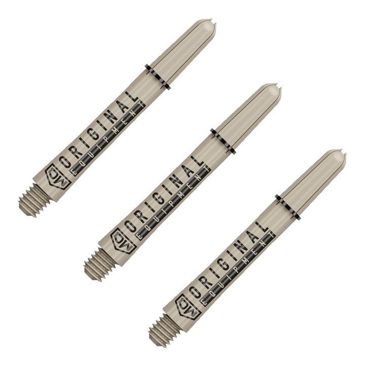 DW Clinch Multi Pack - Nylon Dart Shafts (3 Sets) Medium (48mm) / Tan Flights & Shafts
