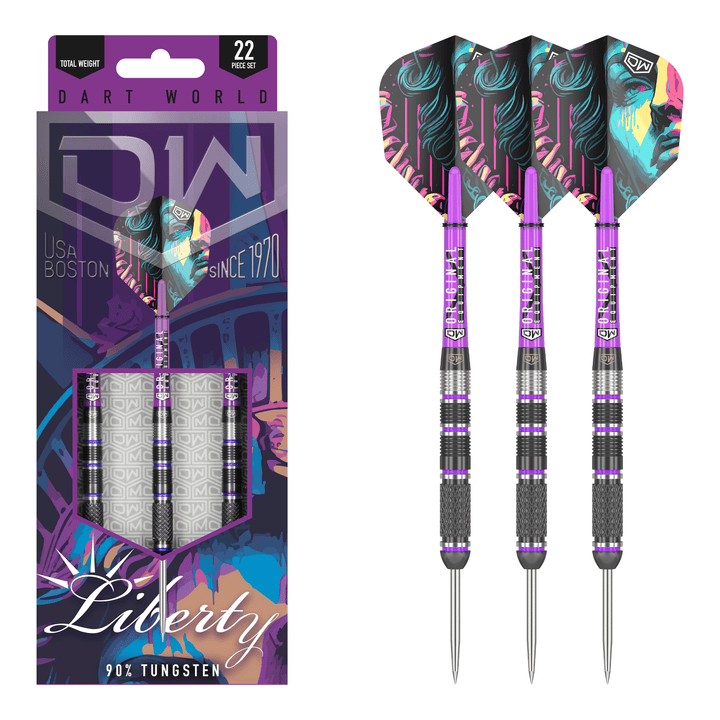 DW Liberty - 90% Tungsten Steel Tip Darts 23 Grams Darts