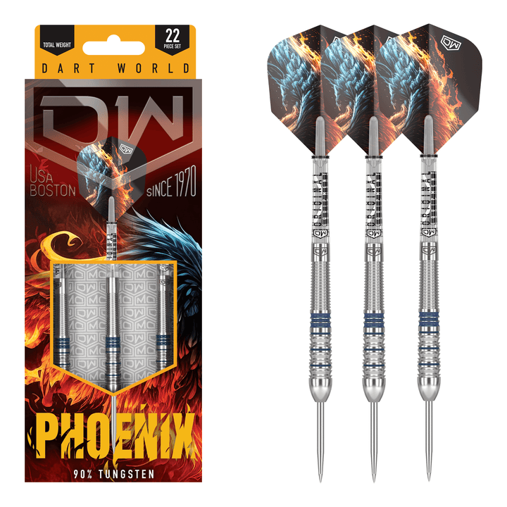 DW Phoenix - 90% Tungsten Steel Tip Darts 22 Grams Darts