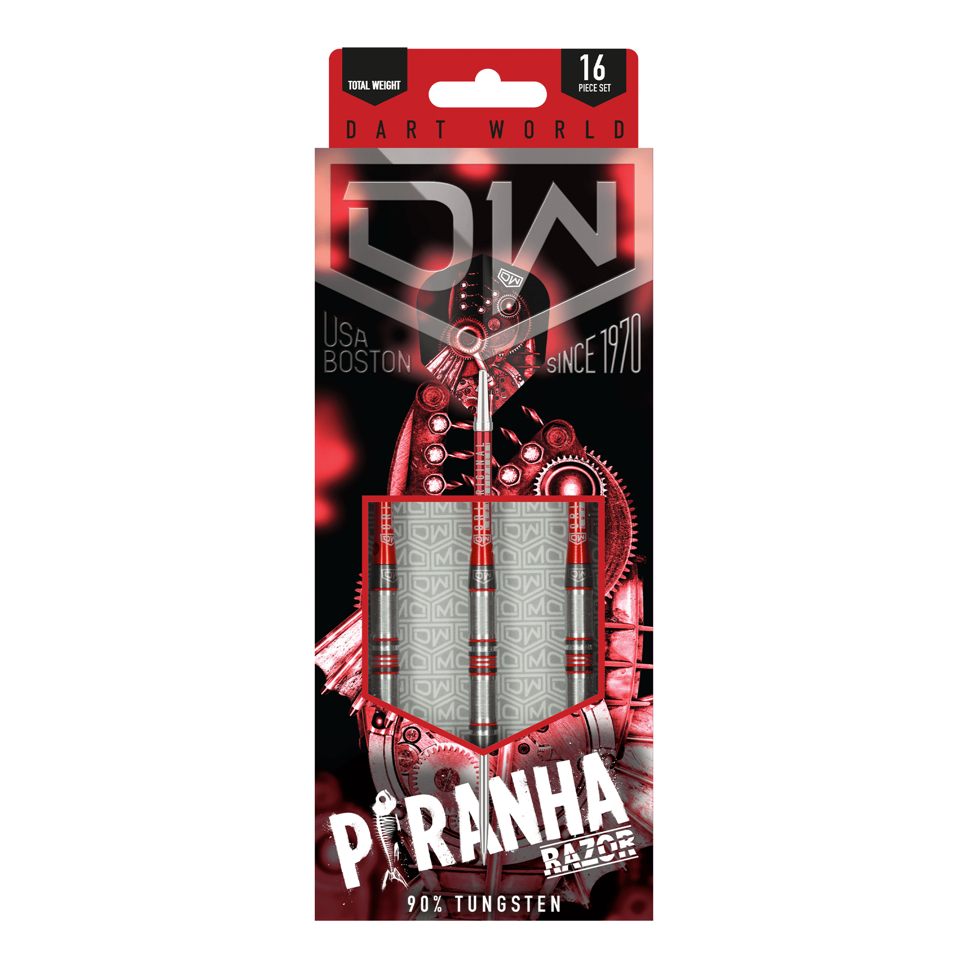 DW Piranha Razor 01 - 90% Tungsten Steel Tip Darts Darts