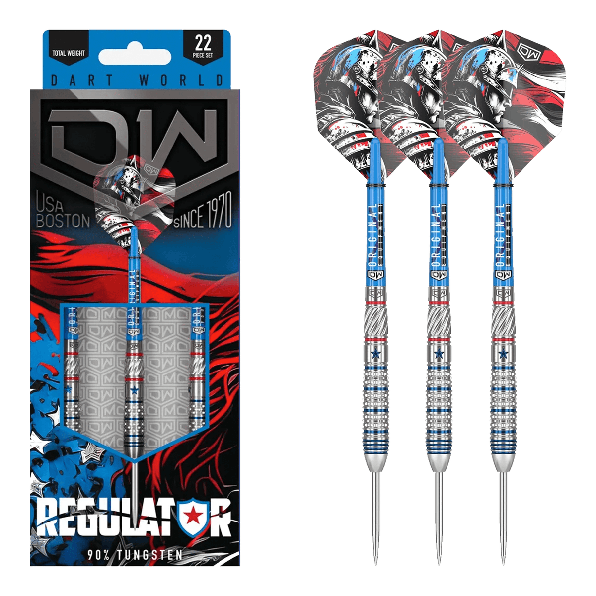 DW Regulator - 90% Tungsten Steel Tip Darts 22 Grams Darts