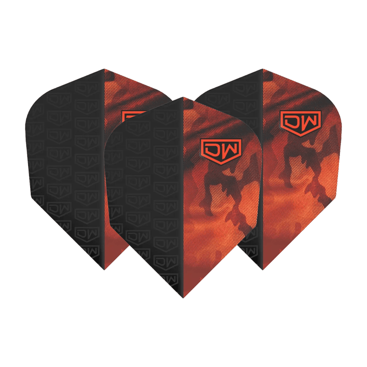 DW Sedona Multi Pack - Dart Flights (3 Sets) No. 6 / Black Flights & Shafts