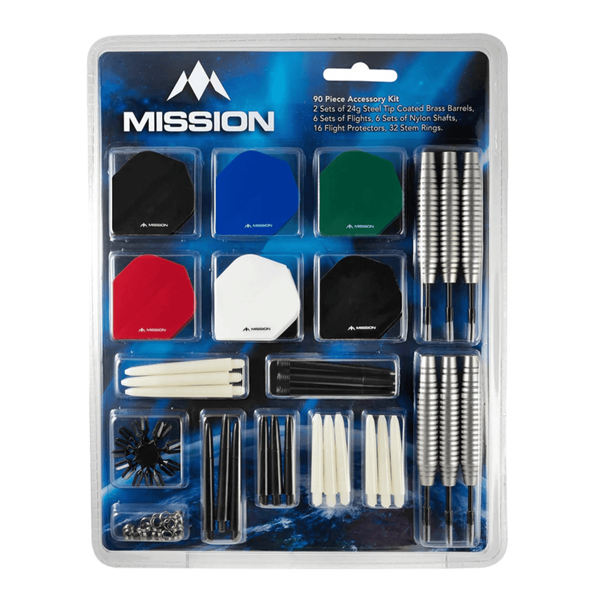 Formula Sports Brass Barrel Steel Tip Darts Set 24 Grams Darts
