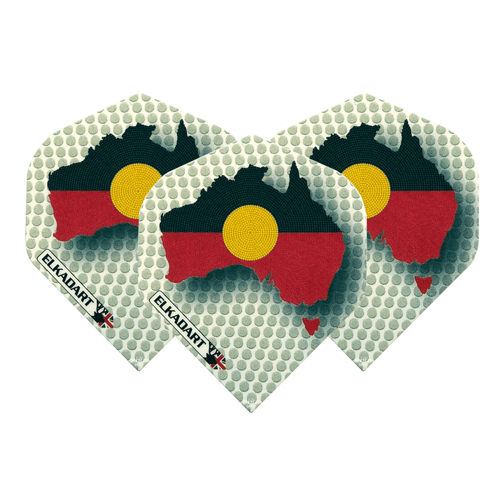Formula Sports Indigenous - Dart Flights Standard / Red & Black Flights