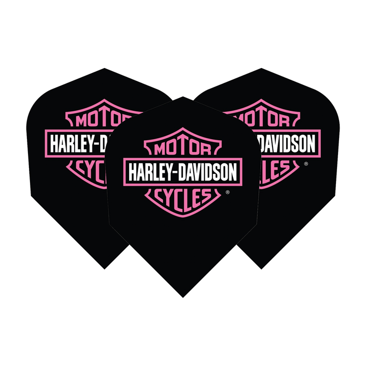 Harley-Davidson Logo - Dart Flights No. 6 / Pink Flights & Shafts