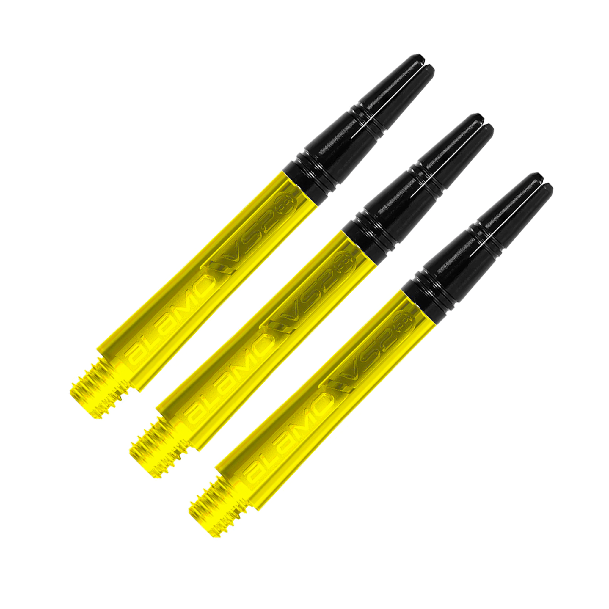 Harrows Alamo - Aluminium Top Dart Shafts Intermediate (40mm) / Yellow Shafts