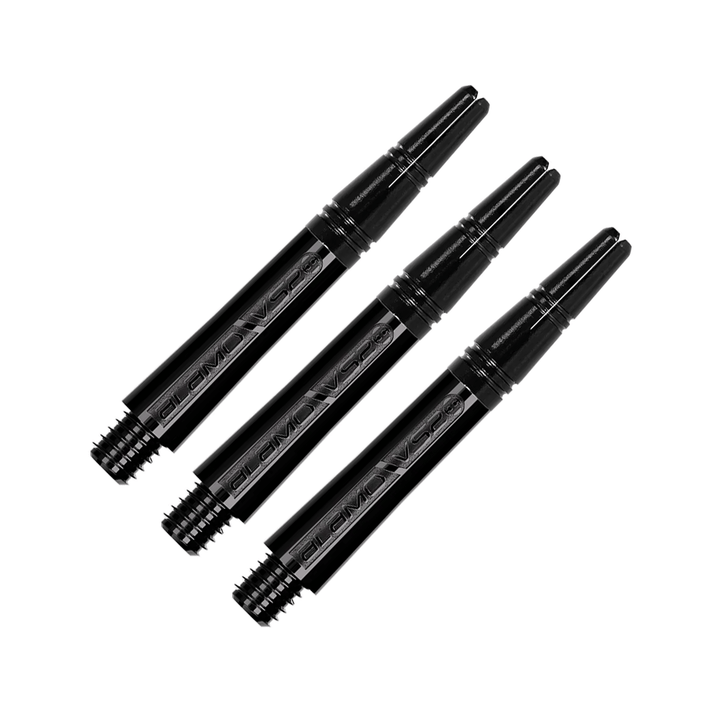 Harrows Alamo - Aluminium Top Dart Shafts Short (35mm) / Black Shafts