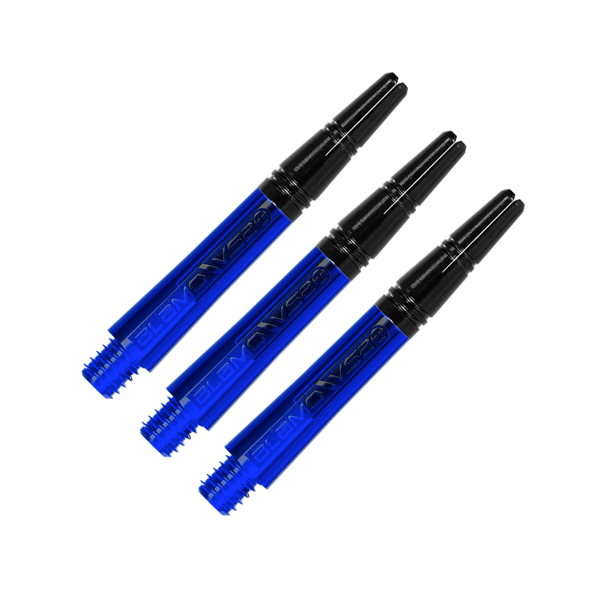 Amacoam Tiges De Fléchettes Aluminium Medium 45mm - 12 Pièces Harrows Dart Tiges 2BA Pour Meilleure Précision
