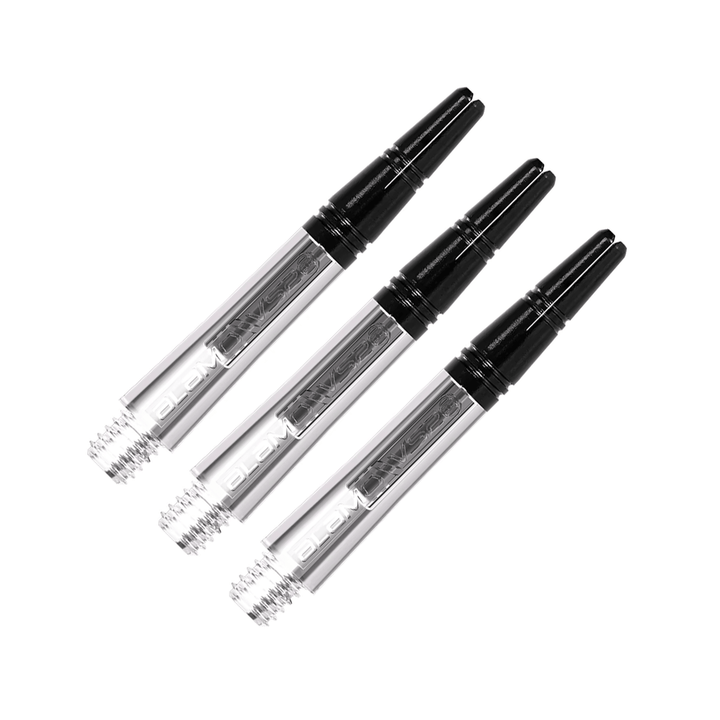 Harrows Alamo - Aluminium Top Dart Shafts Short (35mm) / Clear Shafts