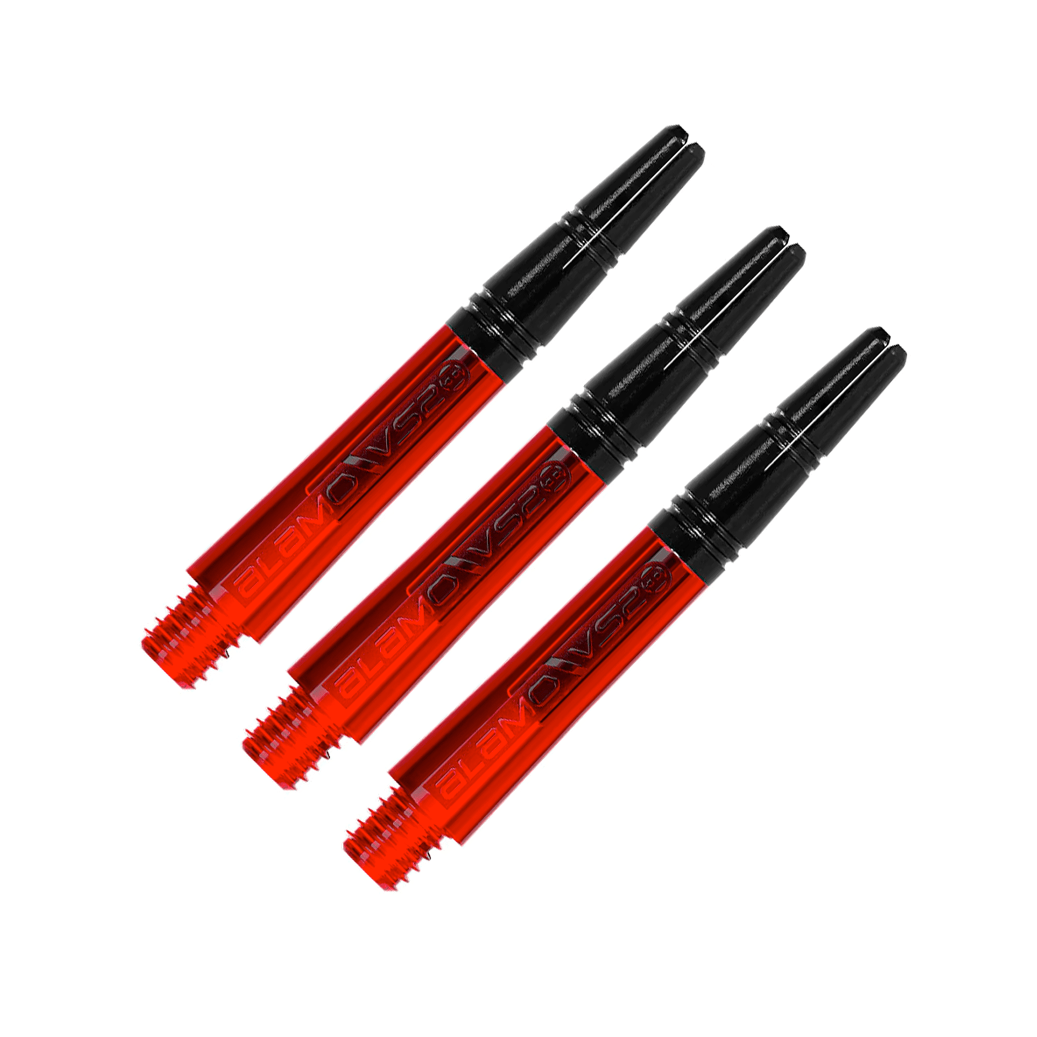 Harrows Alamo - Aluminium Top Dart Shafts Short (35mm) / Red Shafts