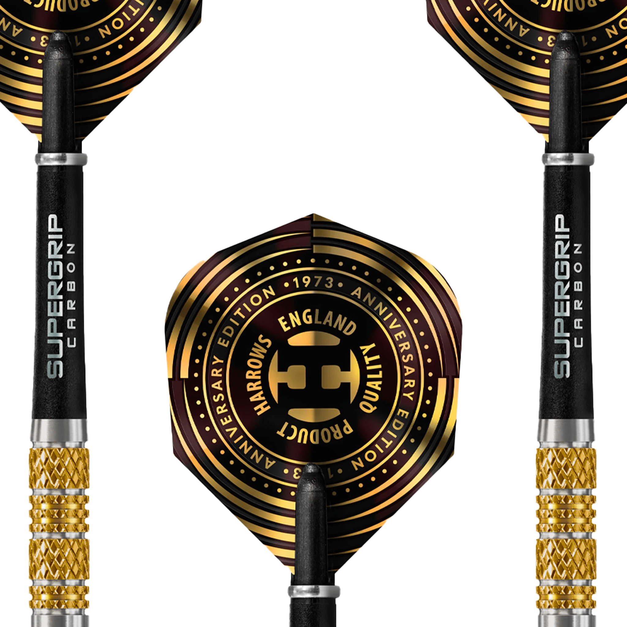 Harrows Atlantis Gold Titanium Anniversary Edition - 95% Tungsten  Steel Tip Darts Darts