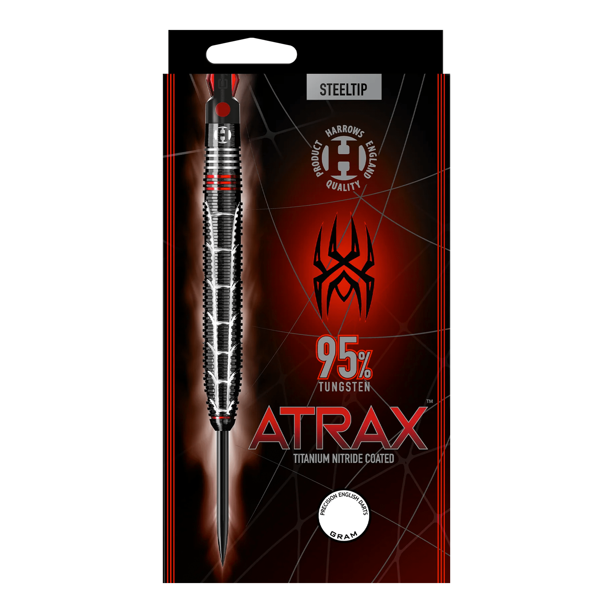 Harrows Atrax - 95% Tungsten Steel Tip Darts Darts