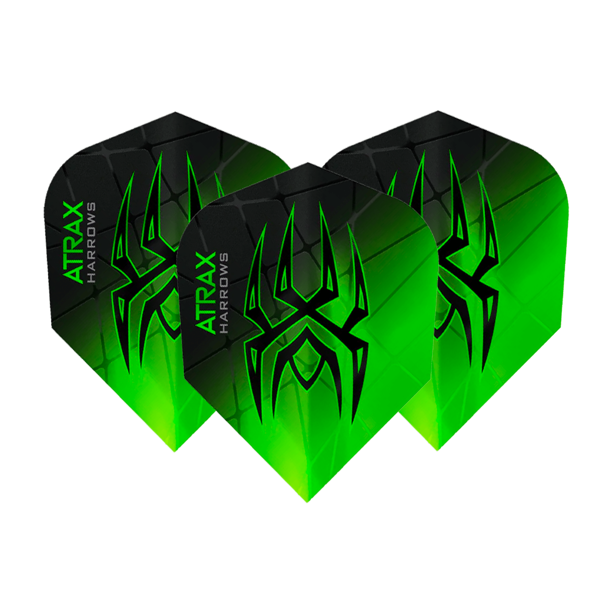 Harrows Atrax - Dart Flights No. 6 / Green Flights