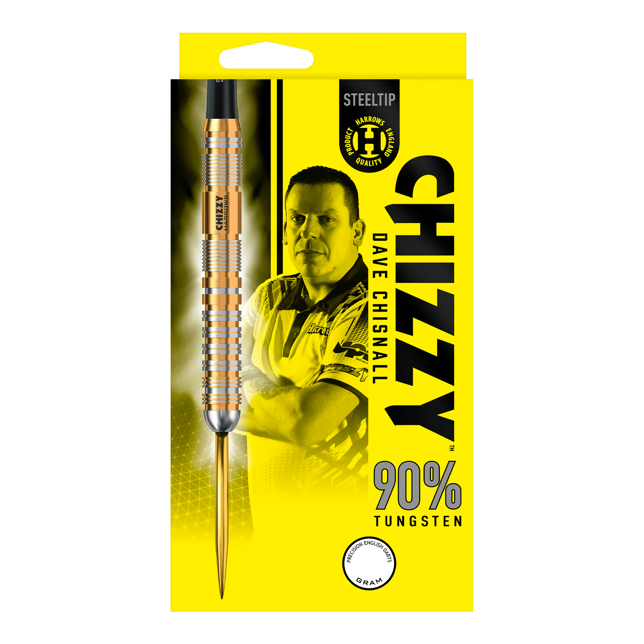 Harrows Dave Chisnall Chizzy Series 2 - 90% Tungsten Steel Tip Darts Darts