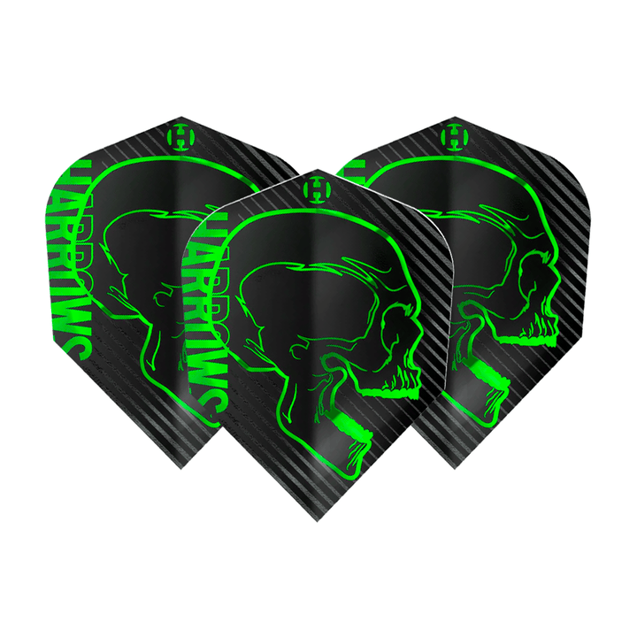 Harrows Rage - Dart Flights No. 6 / Green Flights