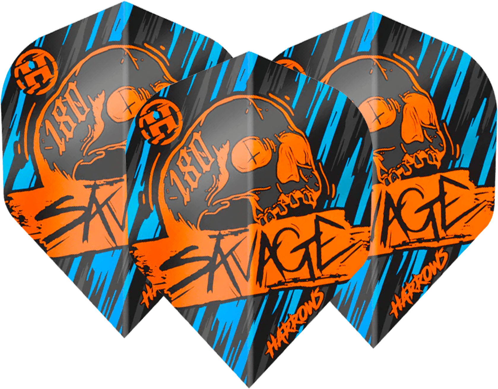 Buy Harrows Savage Dart Flights from Darts Online Darts Online AU