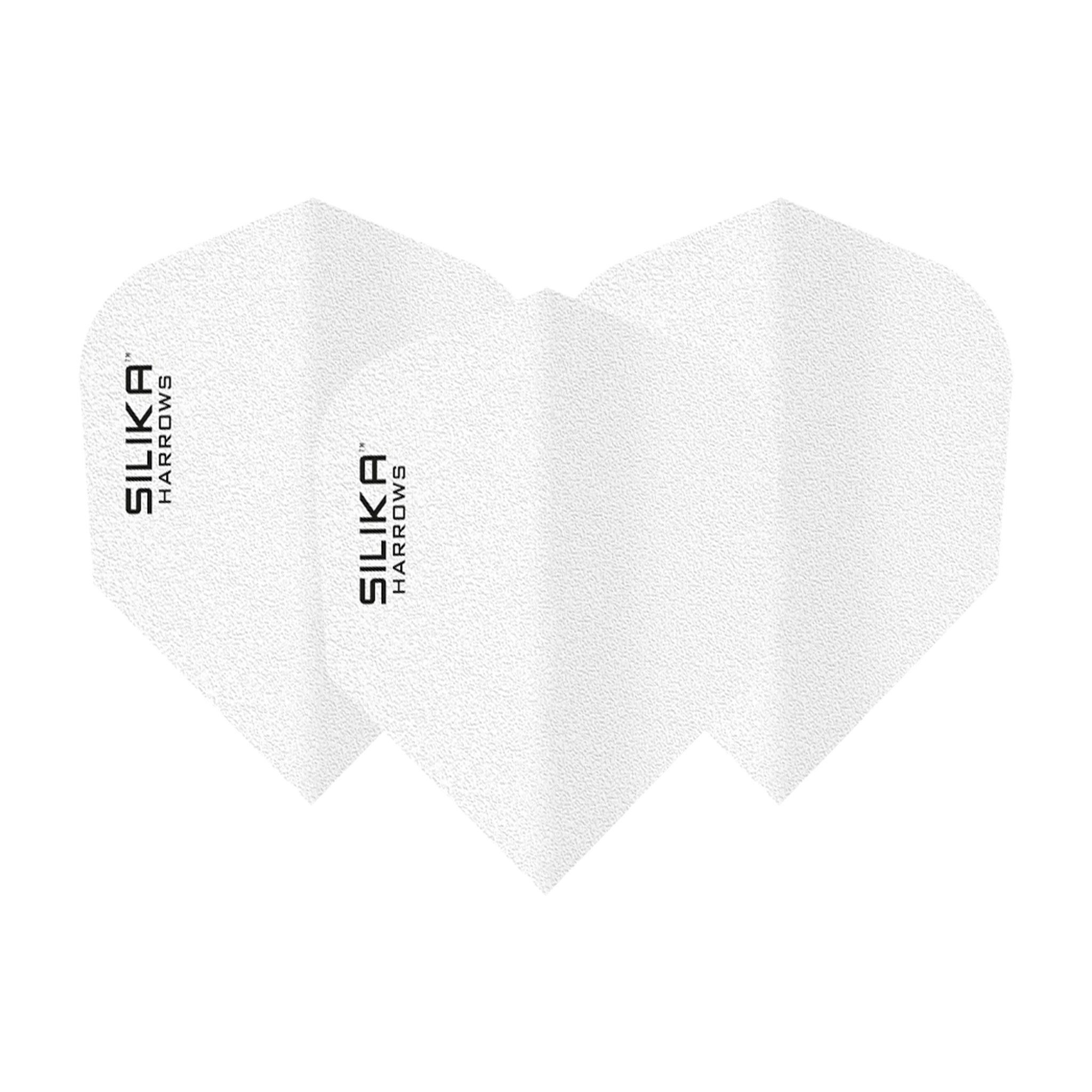 Harrows Silika Solid - Dart Flights No. 6 / White Flights