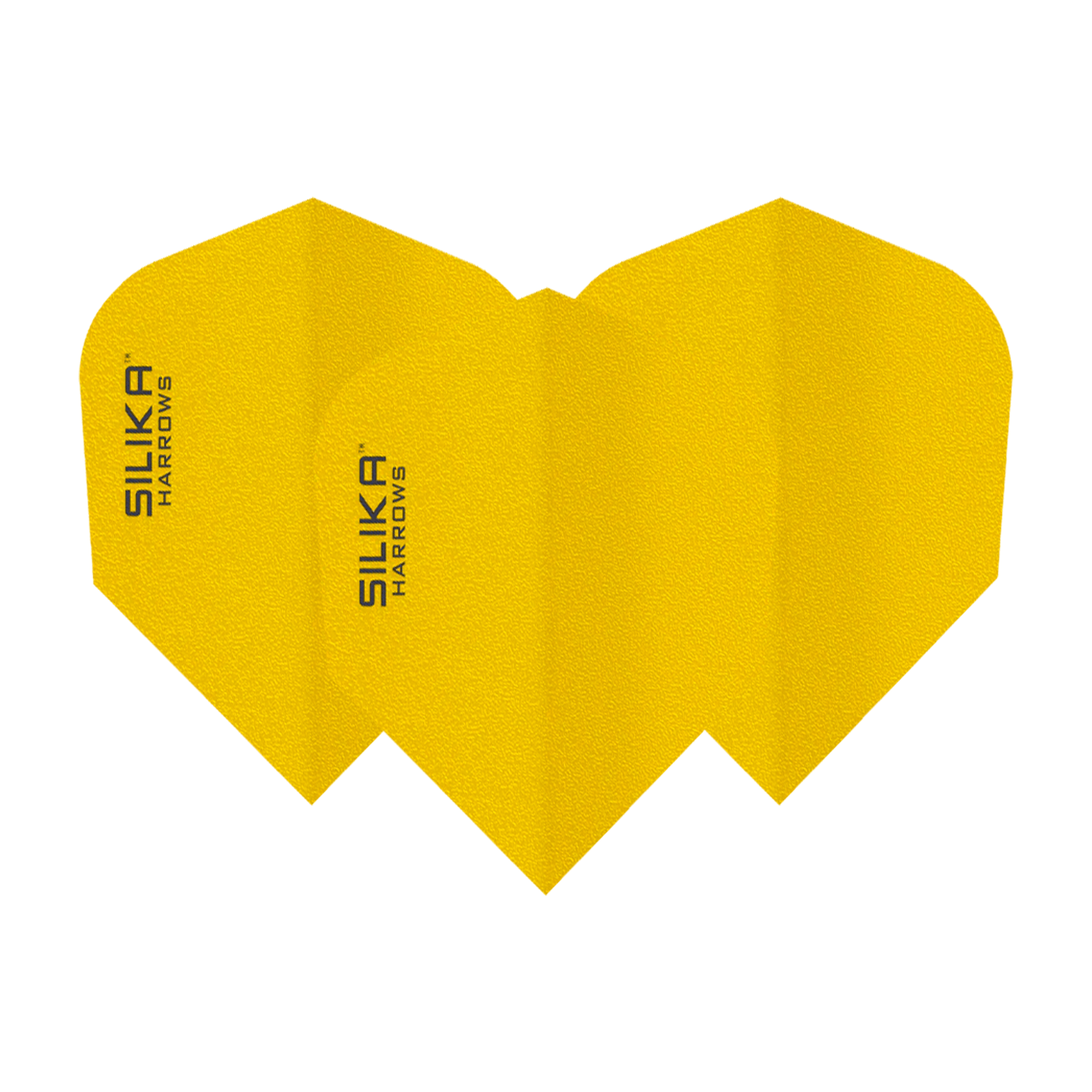 Harrows Silika Solid - Dart Flights No. 6 / Yellow Flights