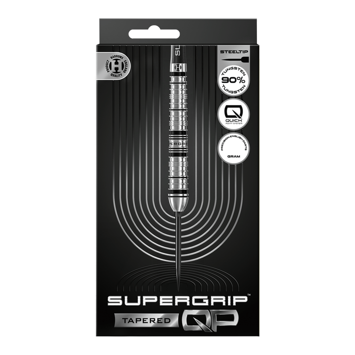 Harrows Supergrip Tapered Quick Point - 90% Tungsten Steel Tip Darts Darts