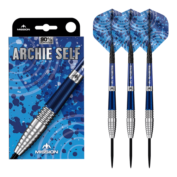 Mission Archie Self - 90% Tungsten Steel Tip Darts 22 Grams Darts
