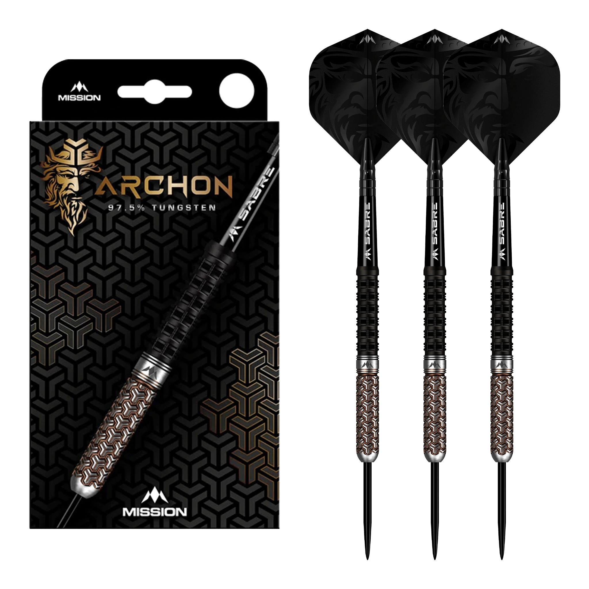 Mission Archon - 97.5% Tungsten Steel Tip Darts 22 Grams Darts