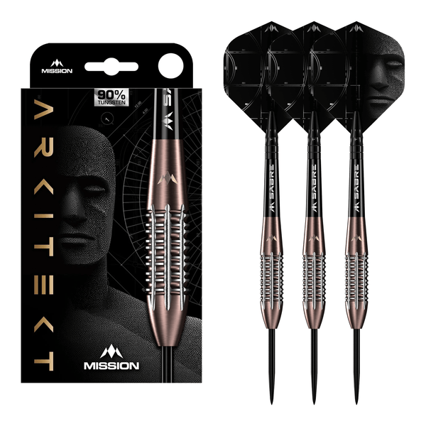 Mission Arkitekt - 90% Tungsten Steel Tip Darts 21.5 Grams Darts