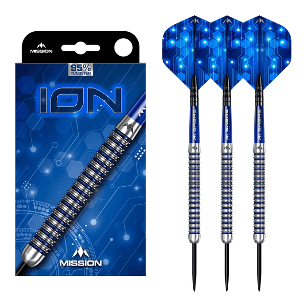 Mission Ion - 95% Tungsten Steel Tip Darts 22 Grams Darts