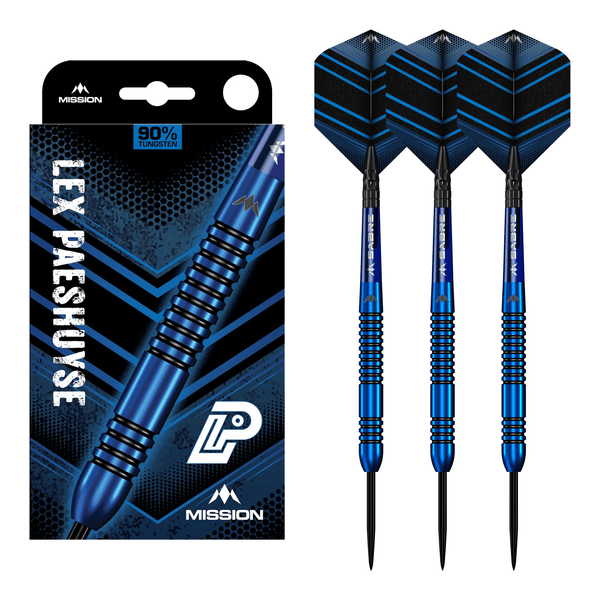 Mission Lex Paeshuyse - 90% Tungsten Steel Tip Darts 22 Grams Darts