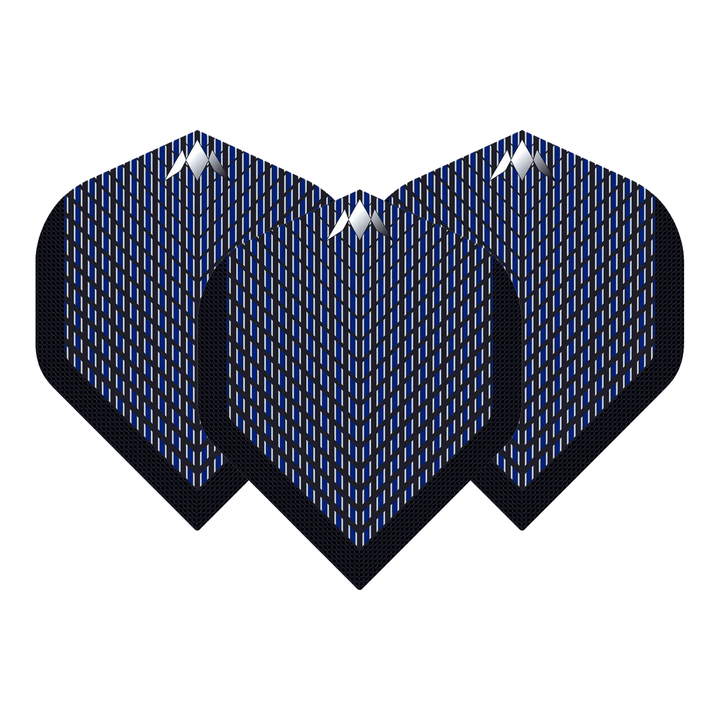 Mission Nightfall - Dart Flights No. 2 / Black & Blue Flights & Shafts