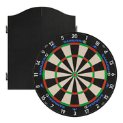 Mission Samurai 4 Dartboard & Cabinet Bundle Black Boards