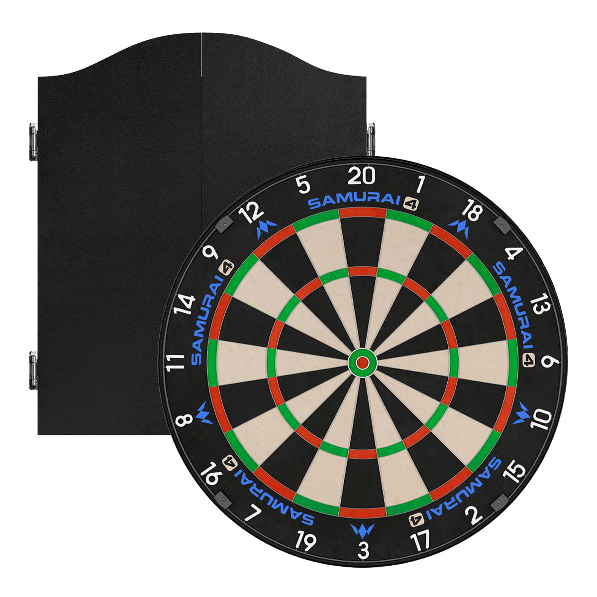 Mission Samurai 4 Dartboard & Cabinet Bundle Dartboard Bundles