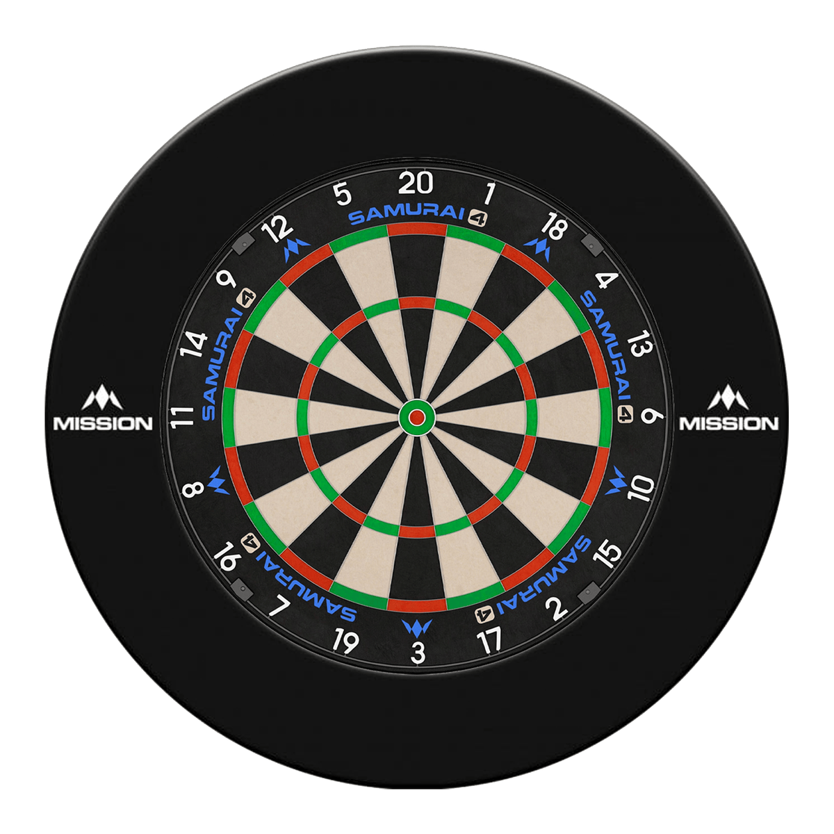 Mission Samurai 4 Dartboard & Surround Bundle Dartboard Bundles