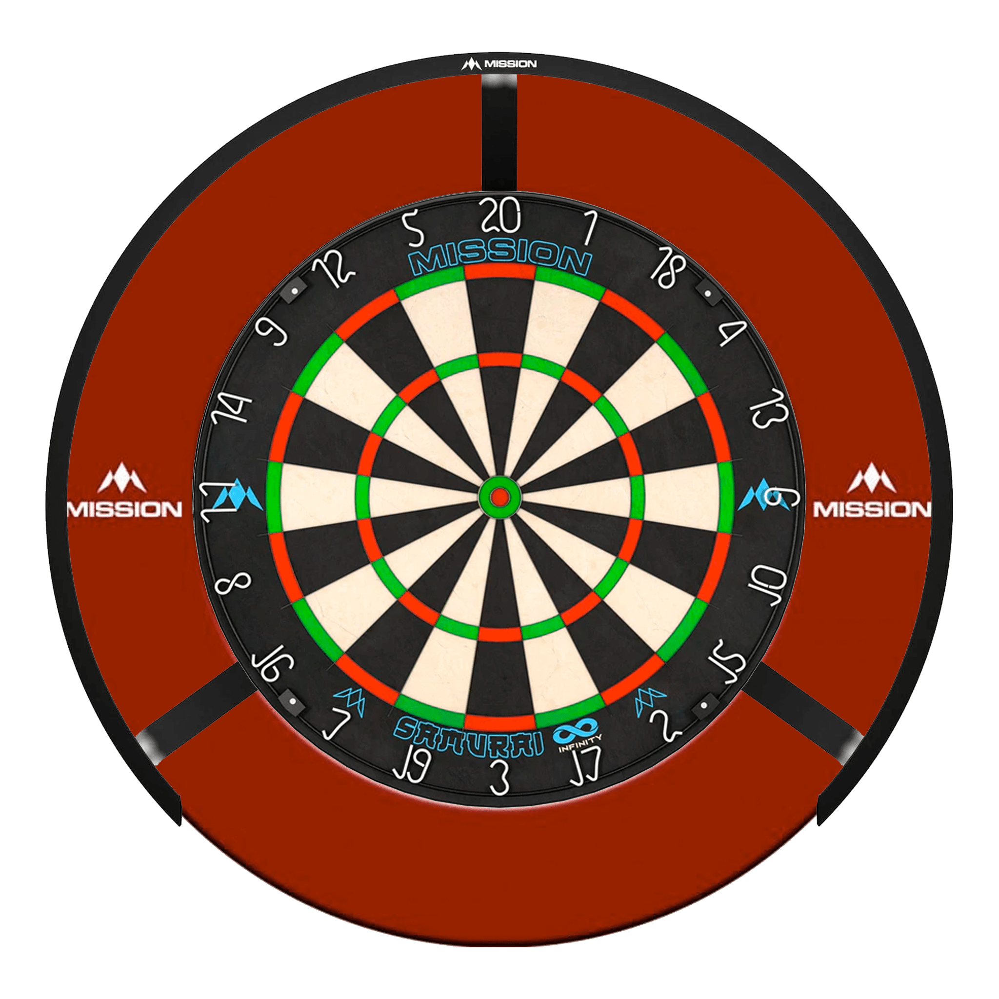 Winmau Blade 5 Dual Core Mission Samurai Infinity Professional Dartboard Freccette Bersaglio Professionale