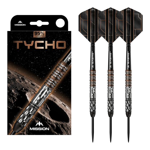 Mission Tycho - 95% Tungsten Steel Tip Darts 22 Grams Darts