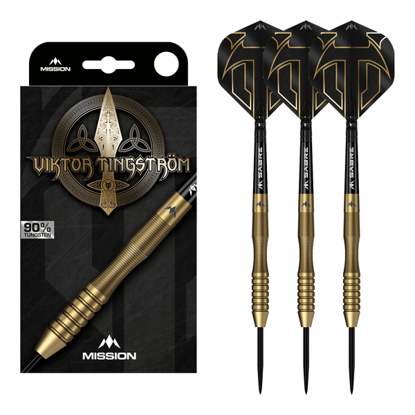 Mission Viktor Tingstrom - 90% Tungsten Steel Tip Darts 22 Grams Darts