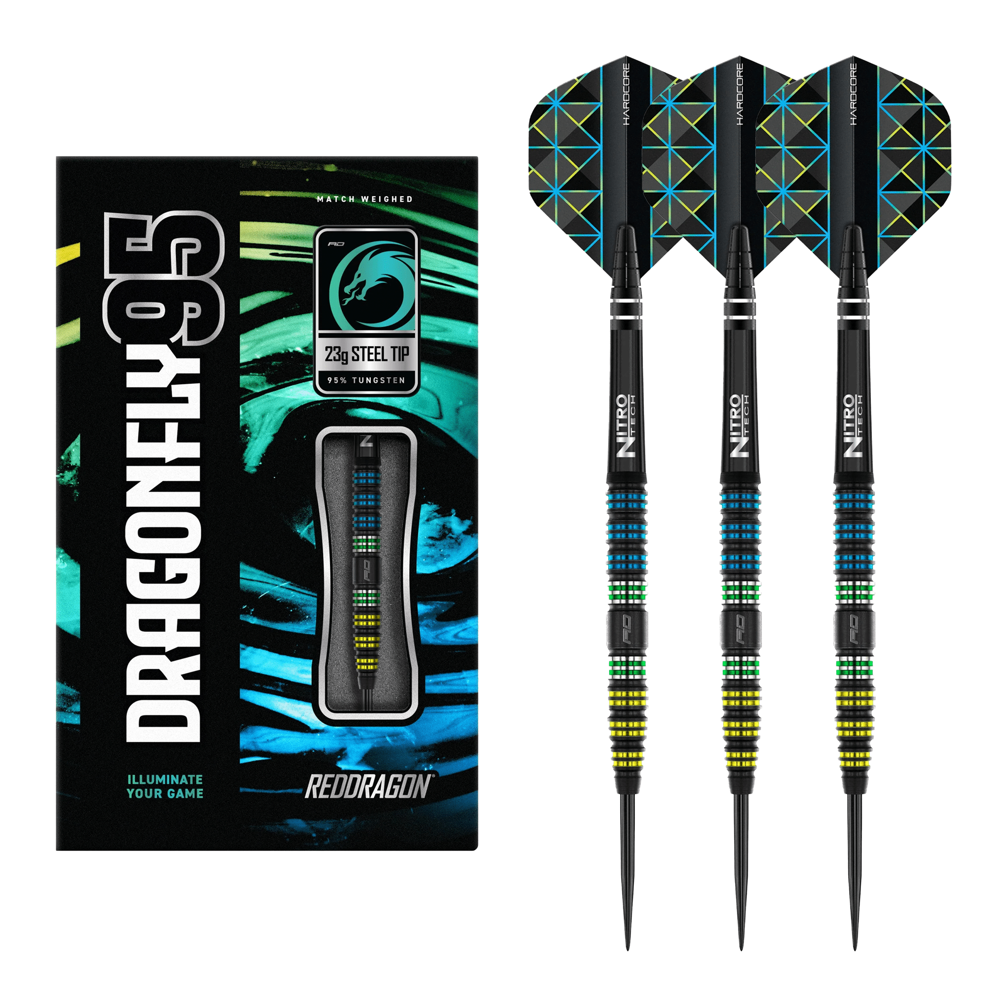 Target Darts Daytona Fire GT01 22G 95% Tungsten Steel Tip Darts Set