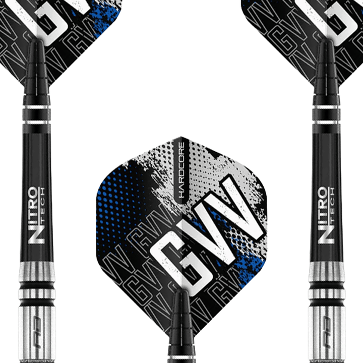 Red Dragon Gian Van Veen Tour Edition - 90% Tungsten Steel Tip Darts 22 Grams Darts