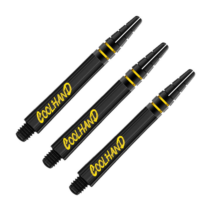 Red Dragon Luke Humphries Coolhand Nitrotech - Polycarbonate Dart Shafts Intermediate (39mm) / Black Flights & Shafts